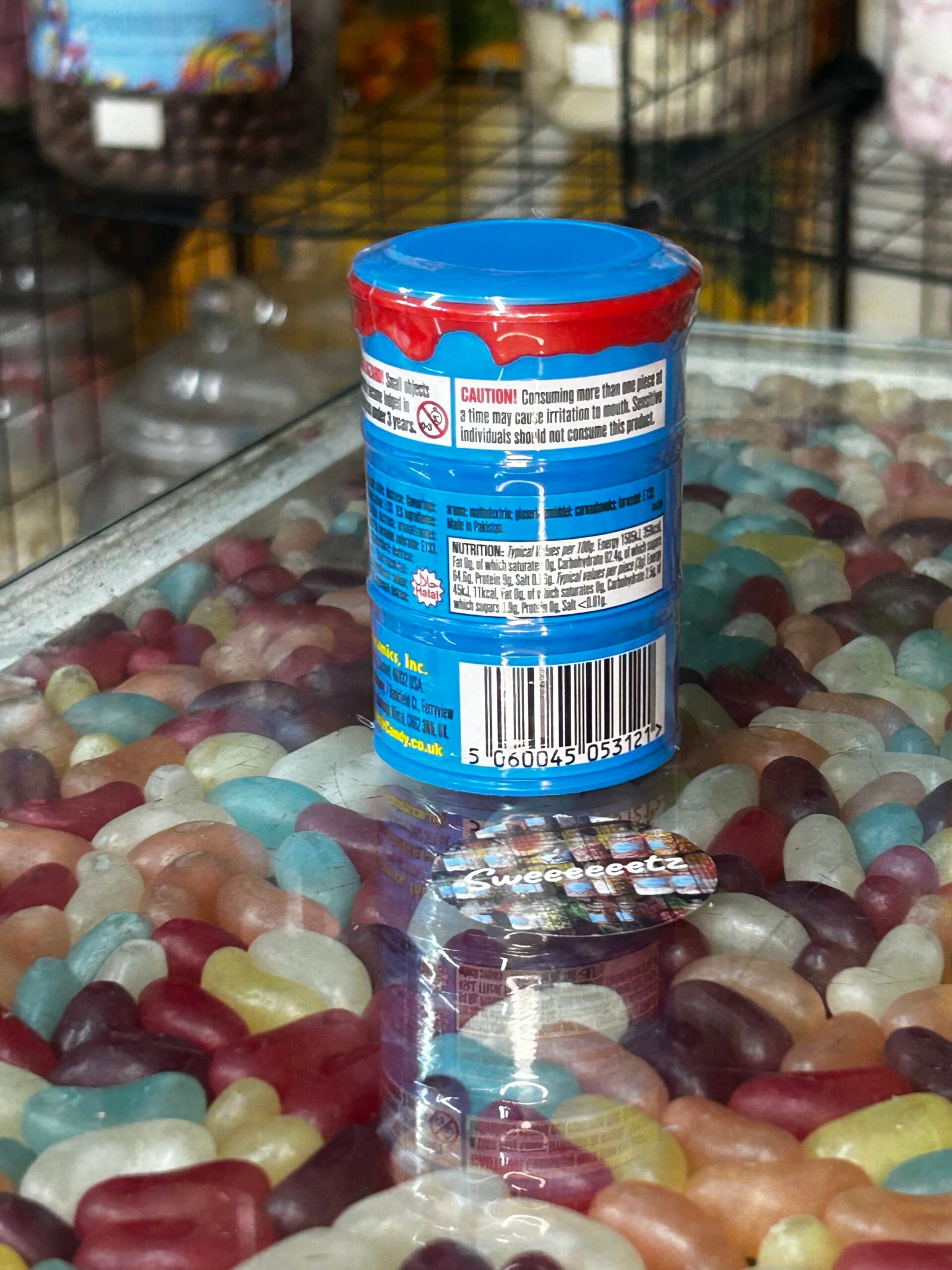 Toxic Waste Blue Sour Candy Drum 42g - Image 2