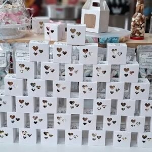 Filled Small Heart Boxes - circa 250gram