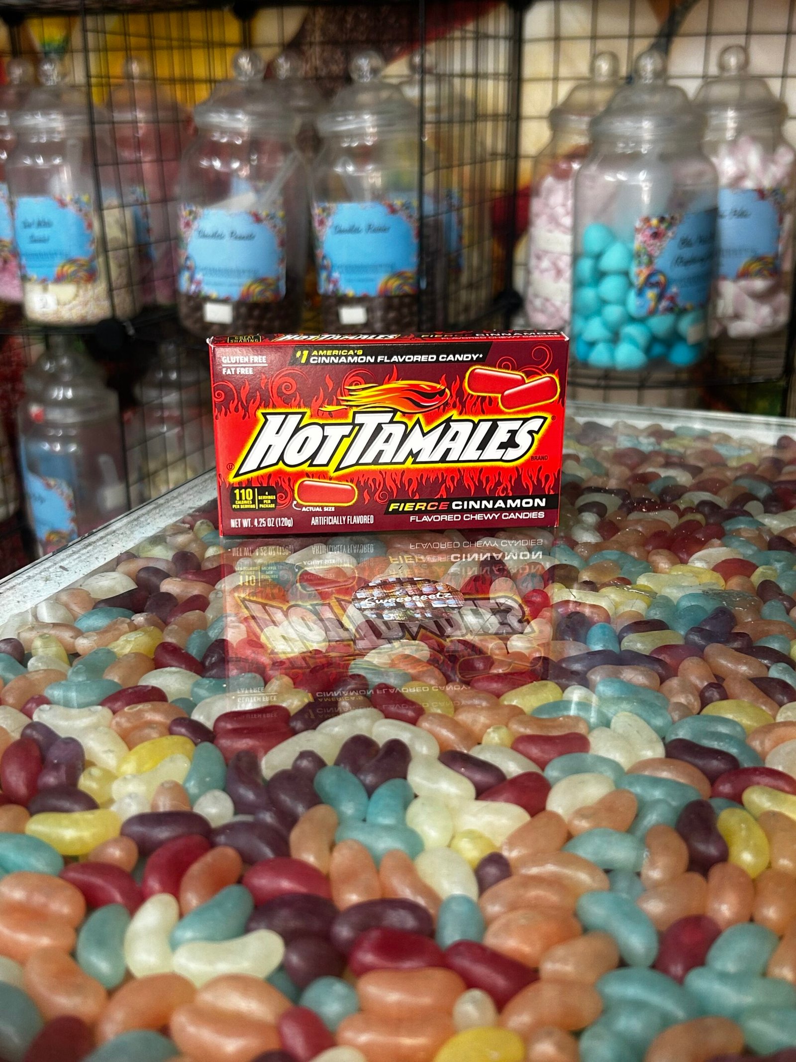 Hot Tamales Fierce Cinnamon Theatre Box 120g