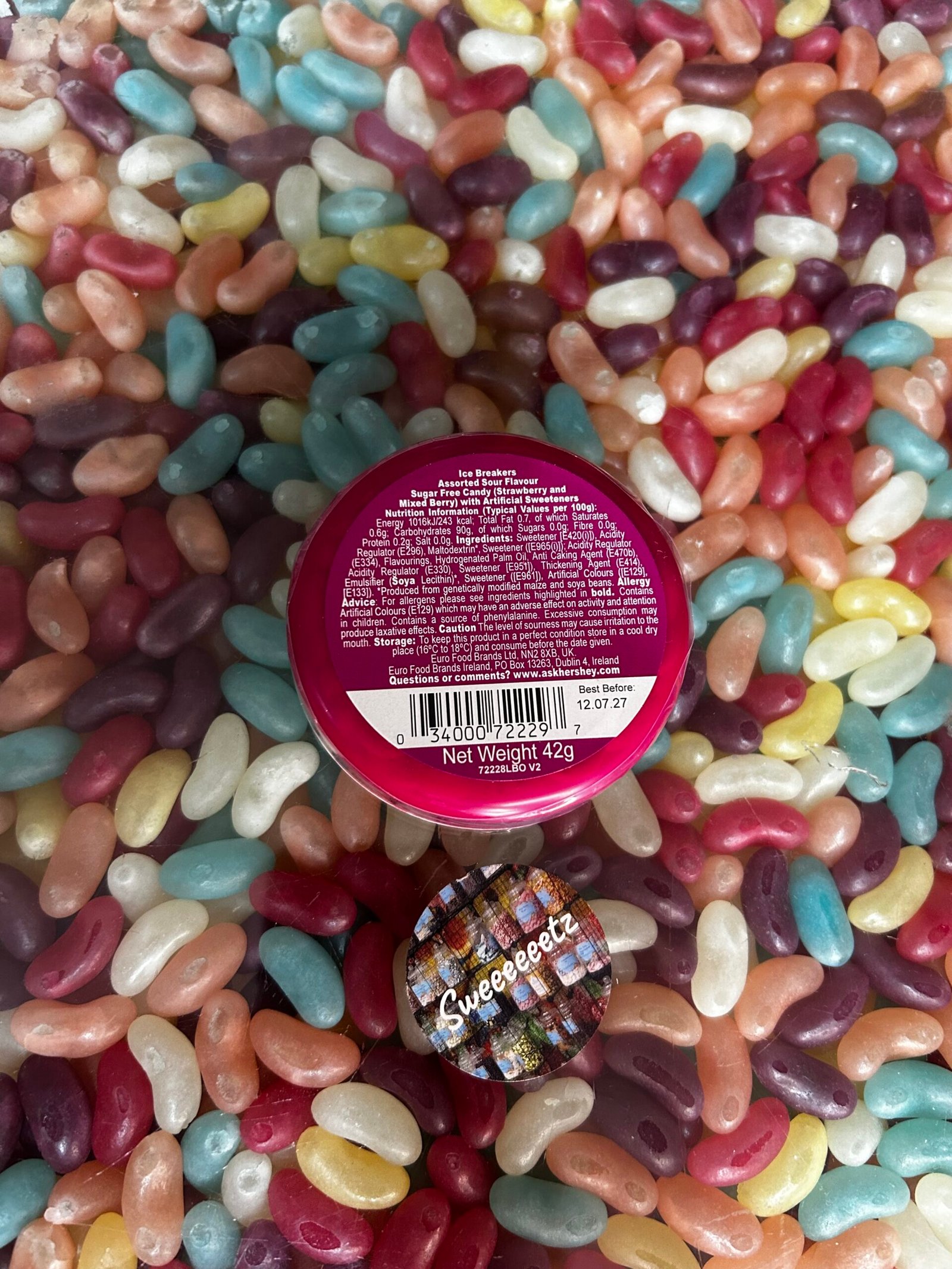 Ice Breakers Sours Wild Berry Sugar Free 42g - Image 2