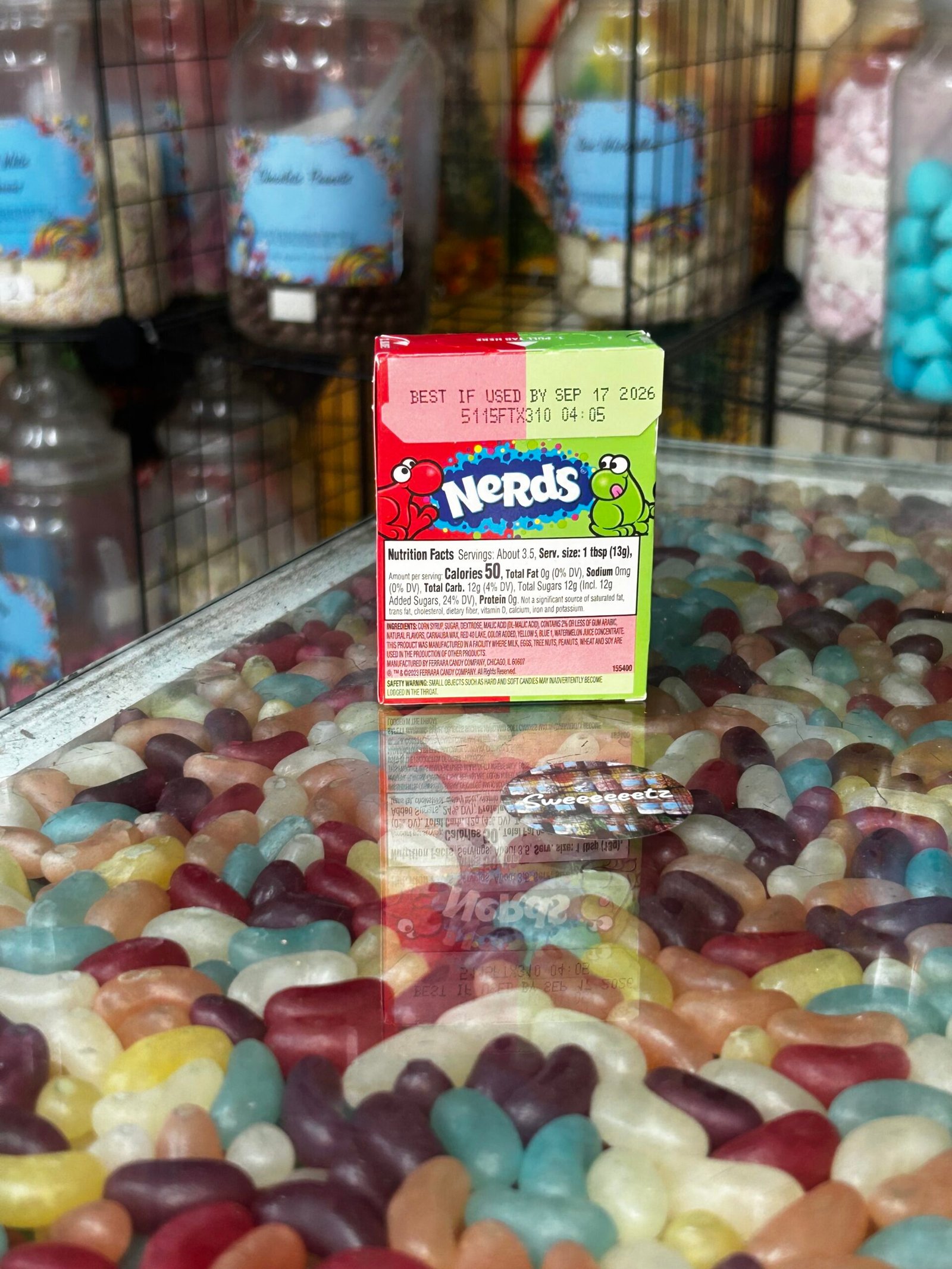 Nerds Watermelon & Cherry Fruit Flavour Candy 46.7g - Image 2