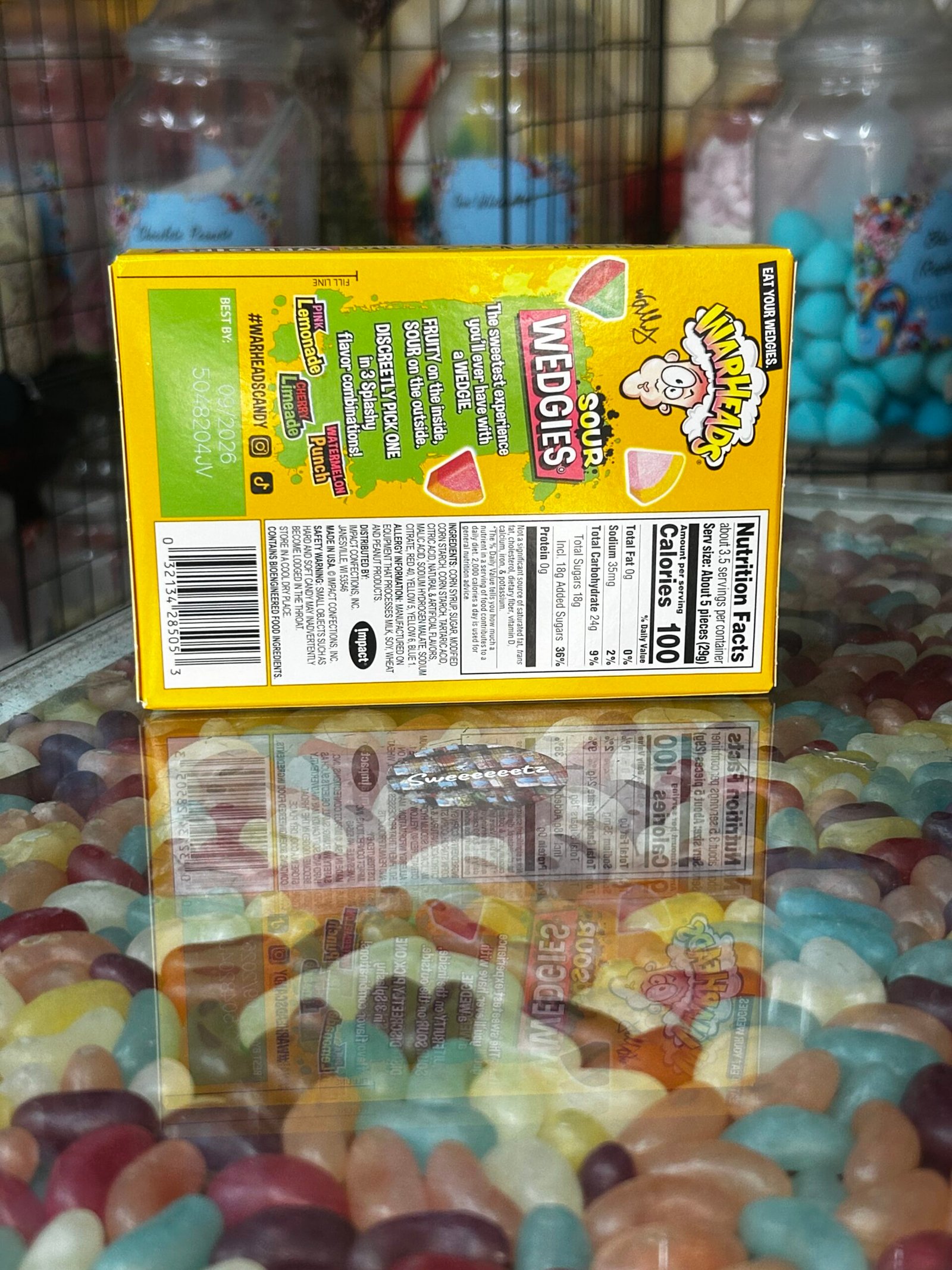 Warheads Sour Wedgies-99g - Image 2